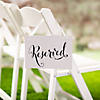 Minimal Reserved Chair Sign Image 2