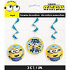 Minions&amp;#8482; Hanging Swirls - 3 Pc. Image 1