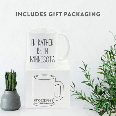 Minnesota I'd Rather Be Coffee Mug Image 2
