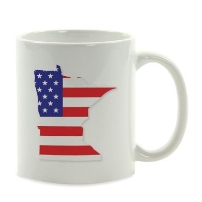 Minnesota US Flag Ceramic Mug Image 2