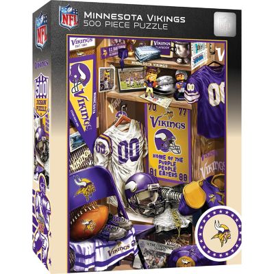 Minnesota Vikings - Locker Room 500 Piece Jigsaw Puzzle Image 1