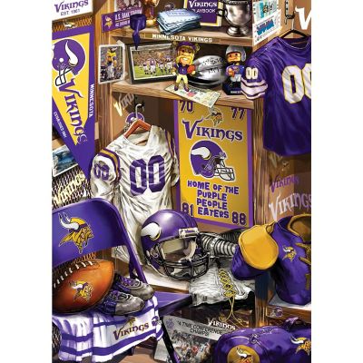 Minnesota Vikings - Locker Room 500 Piece Jigsaw Puzzle Image 2