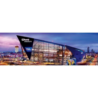 Minnesota Vikings - Stadium View 1000 Piece Panoramic Jigsaw Puzzle Image 2