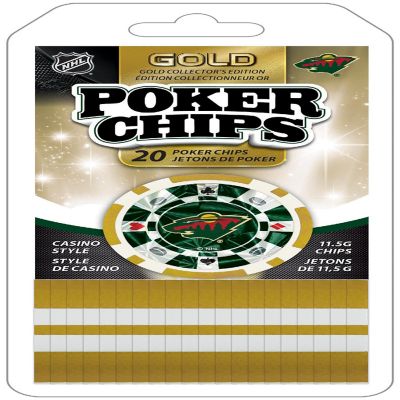 Minnesota Wild 20 Piece Poker Chips Image 1