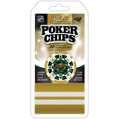 Minnesota Wild 20 Piece Poker Chips Image 1