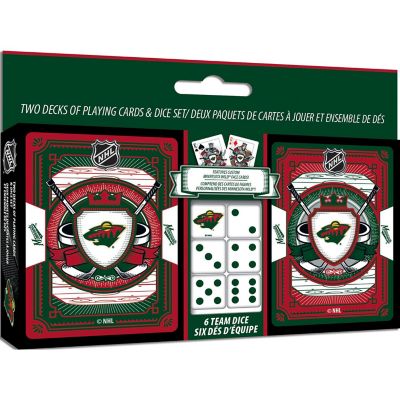 Minnesota Wild NHL 2-Pack Playing cards &amp; Dice set Image 1