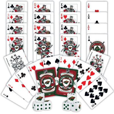Minnesota Wild NHL 2-Pack Playing cards &amp; Dice set Image 2