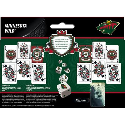 Minnesota Wild NHL 2-Pack Playing cards &amp; Dice set Image 3