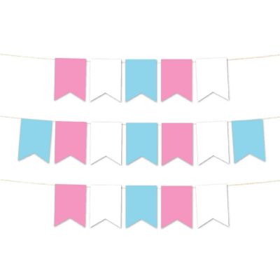 Mint Gold Baptism Pennant - 4 x 5.5 Inch Image 1