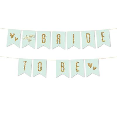 Mint Gold Bride to Be - 4 x 5.5 Inch Image 1