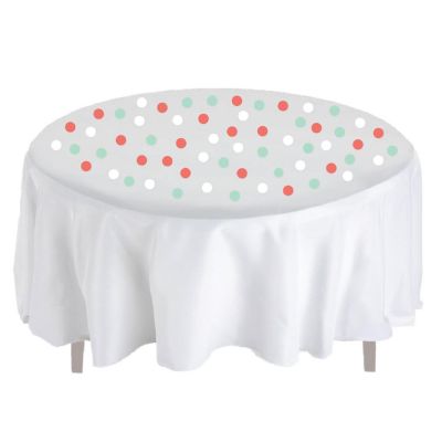 Mint White Coral Confetti 180-Pack Image 2