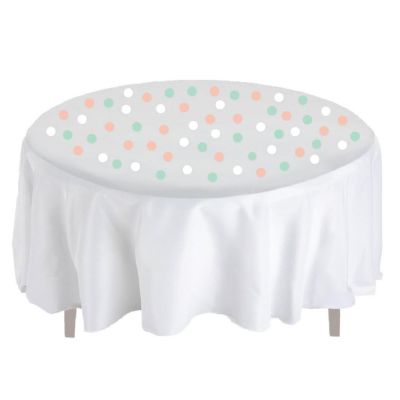 Mint White Peach Confetti 180-Pack Image 2
