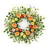MiPropered Daisy Floral Wreath 27.5"D Polyester Image 1