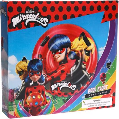 Miraculous Ladybug Cat Noir Ring Float Pool Raft Inflatable Tube 30 ...