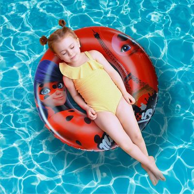 Miraculous Ladybug  TIki Pool Float Inflatable Tube Raft 30" Mighty Mojo Image 2