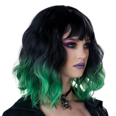 Miss Behaving Wig Green Image 1