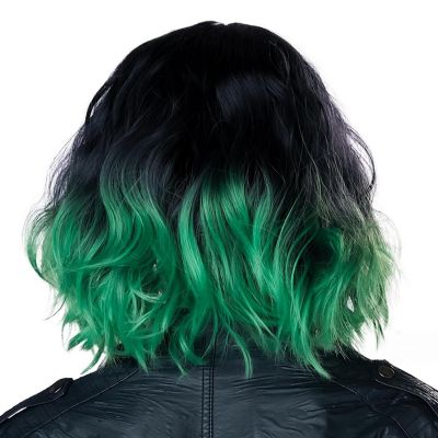 Miss Behaving Wig Green Image 2