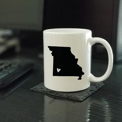 Missouri State Heart Ceramic Mug Image 1
