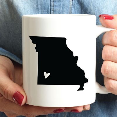 Missouri State Heart Ceramic Mug Image 1