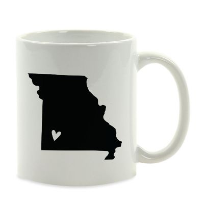 Missouri State Heart Ceramic Mug Image 2