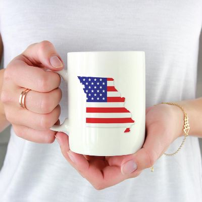 Missouri US Flag Ceramic Mug Image 1