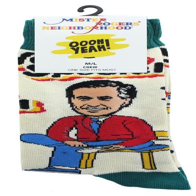 Mister Rogers Neighborhood You Are Special Women's Crew Socks  One Size Image 1