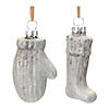 Mitten And Stocking Ornament (Set Of 12) 3.25"H Glass Image 1