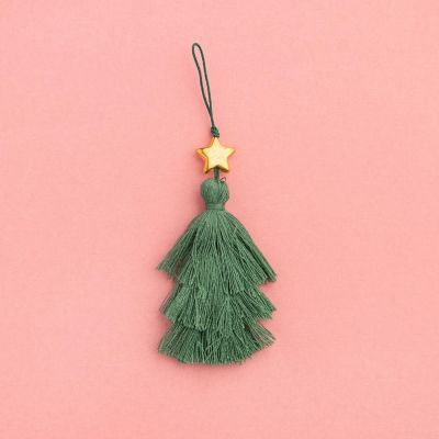 Mittens &amp; Mistletoe Tassels 4/Pkg-W/Charms Image 2