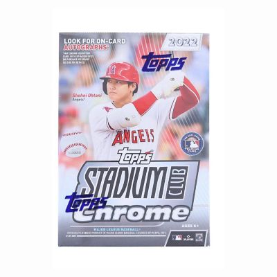 MLB 2022 Topps Stadium Club Chrome Updates Value Box  4 Base Packs Per Box Image 1