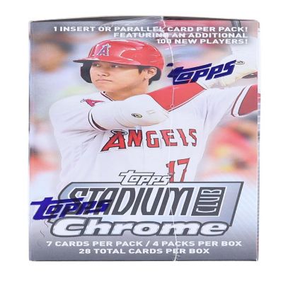 MLB 2022 Topps Stadium Club Chrome Updates Value Box  4 Base Packs Per Box Image 2