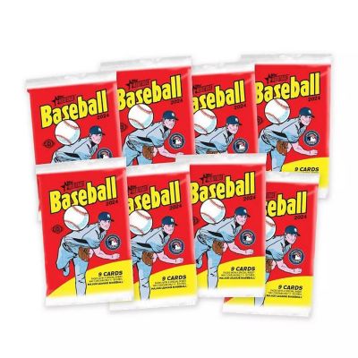 MLB 2024 Topps Heritage Baseball Value Box  8 Packs Image 2
