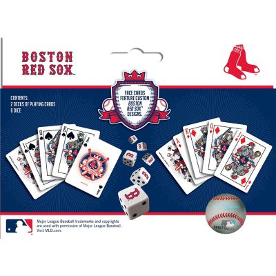 MLB Boston Red Sox 2-Pack Playing cards & Dice set Image 3
