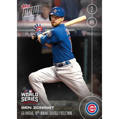 MLB Chicago Cubs Ben Zobrist #660 2016 Topps NOW Trading Card Image 1