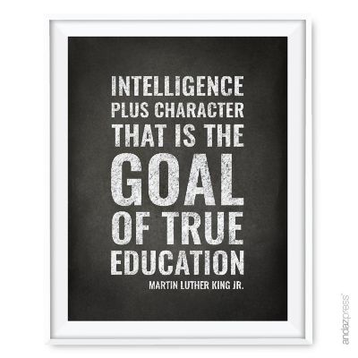 MLK Education Quote 8.5x11in 1-Pack Image 1