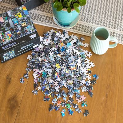 Mobile Mayhem Cell Phone Collage Puzzle  1000 Piece Jigsaw Puzzle Image 3