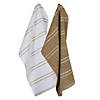 Mocha Ribbed Terry Dishtowel (Set Of 6) Image 1