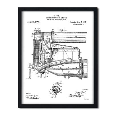 Model T Engine Assembly 1Pk 8.5x11in Image 1