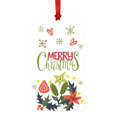 Modern Christmas Bright Holiday Gift Tag Image 3