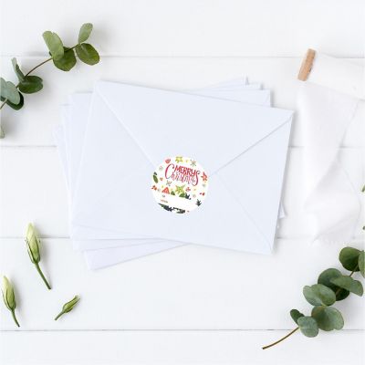 Modern Christmas Holiday To/From Labels Image 1