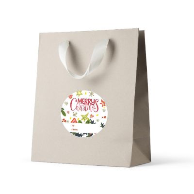 Modern Christmas Holiday To/From Labels Image 1