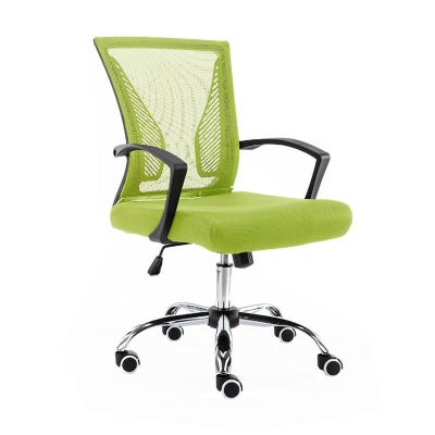 Modern Home Zuna Mid-Back Office Chair - Black/Lime Image 1