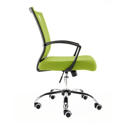 Modern Home Zuna Mid-Back Office Chair - Black/Lime Image 2