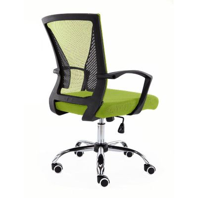 Modern Home Zuna Mid-Back Office Chair - Black/Lime Image 3