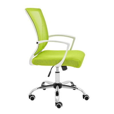 Modern Home Zuna Mid-Back Office Chair - White/Lime Image 2