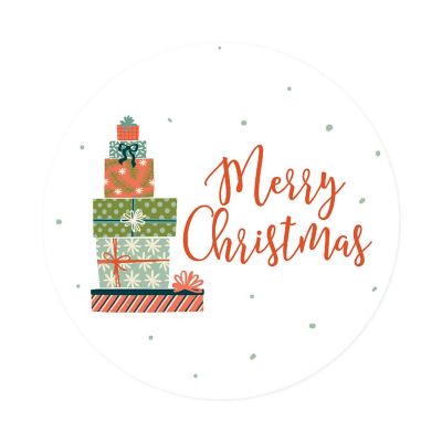 Modern Stack of Presents Labels Image 3