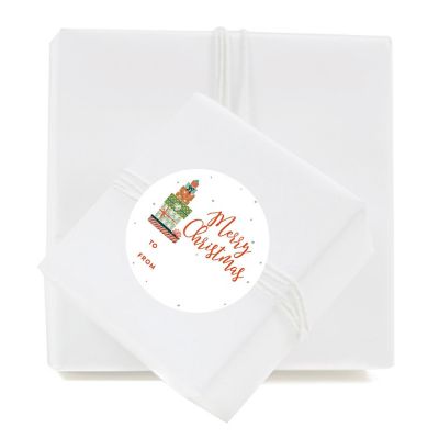 Modern Stack of Presents To From Labels Image 2