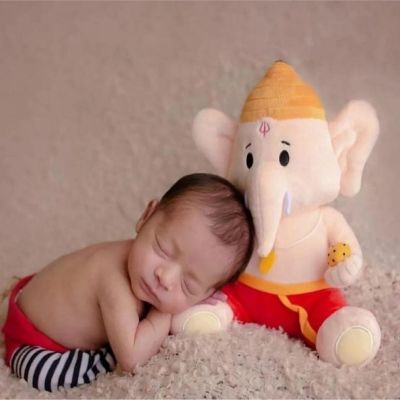 Modi Toys Baby Ganesh Medium Plush - 11" Image 1