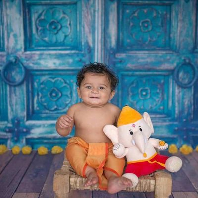 Modi Toys Baby Ganesh Medium Plush - 11" Image 3