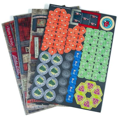 Modiphius: Fallout Factions - Tokens &amp; Terrain Pack 1 - RPG Accessory Image 1