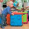 Modular Toy Storage Box: Blue/Red Image 1